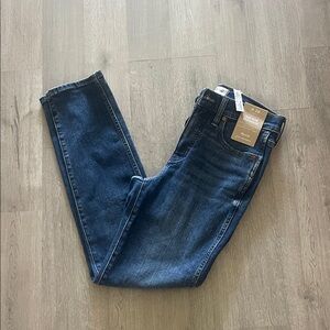 MADEWELL w26 mid-rise stovepipe jeans ankle length. NWT